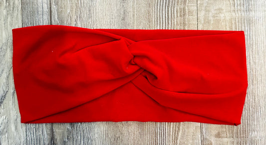 Red Solid Headband