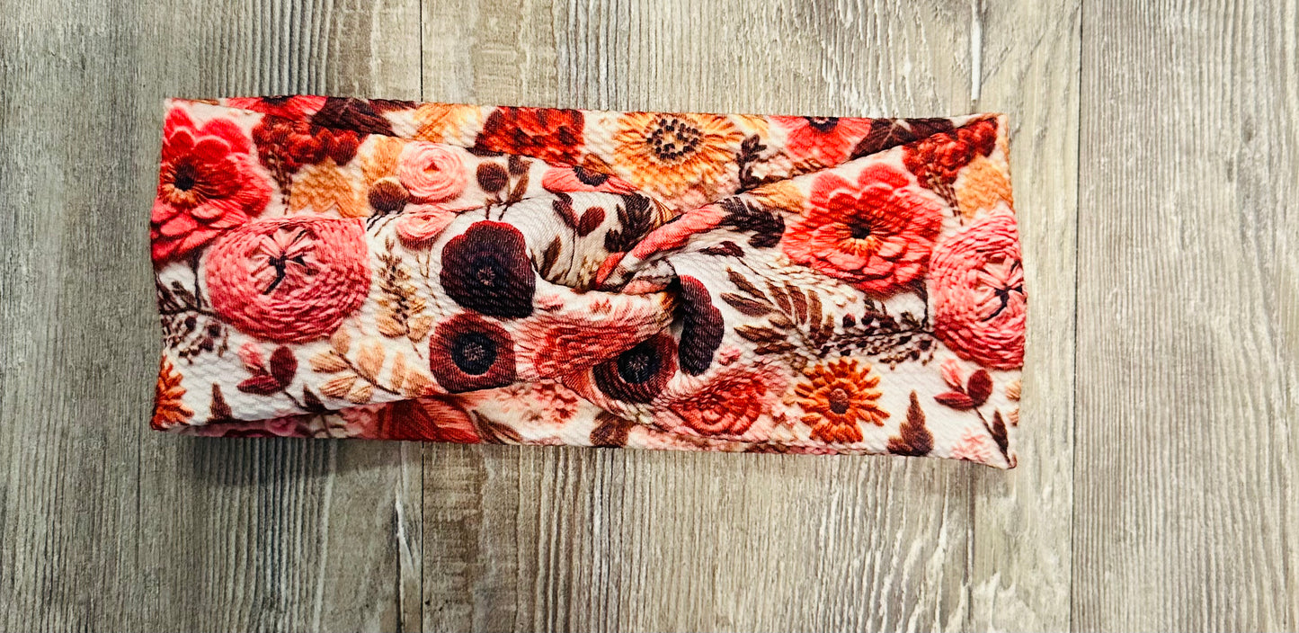 3d flower headband