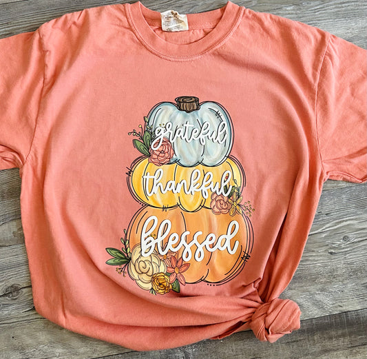 Thankful blessed tshirt