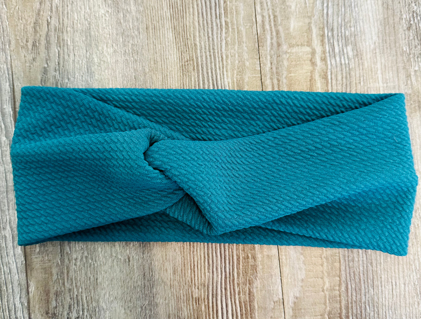 Turquoise solid headband