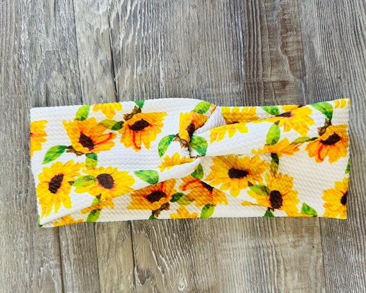 Sunflower headband