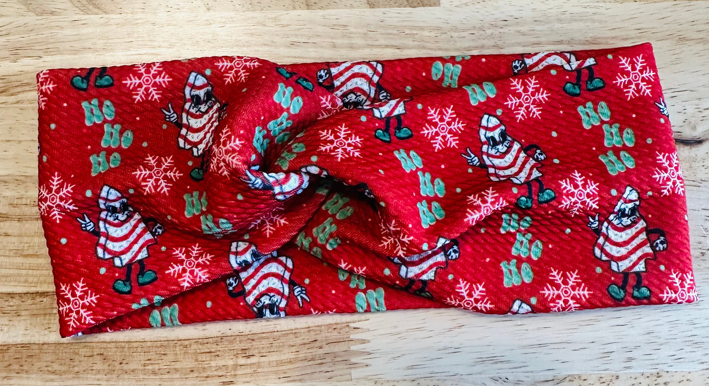 Christmas tree snack headband