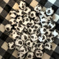 15mm paw print silicone beads (wholesale) pack of 10