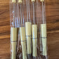 Light yellow beadable plastic pens (wholesale)